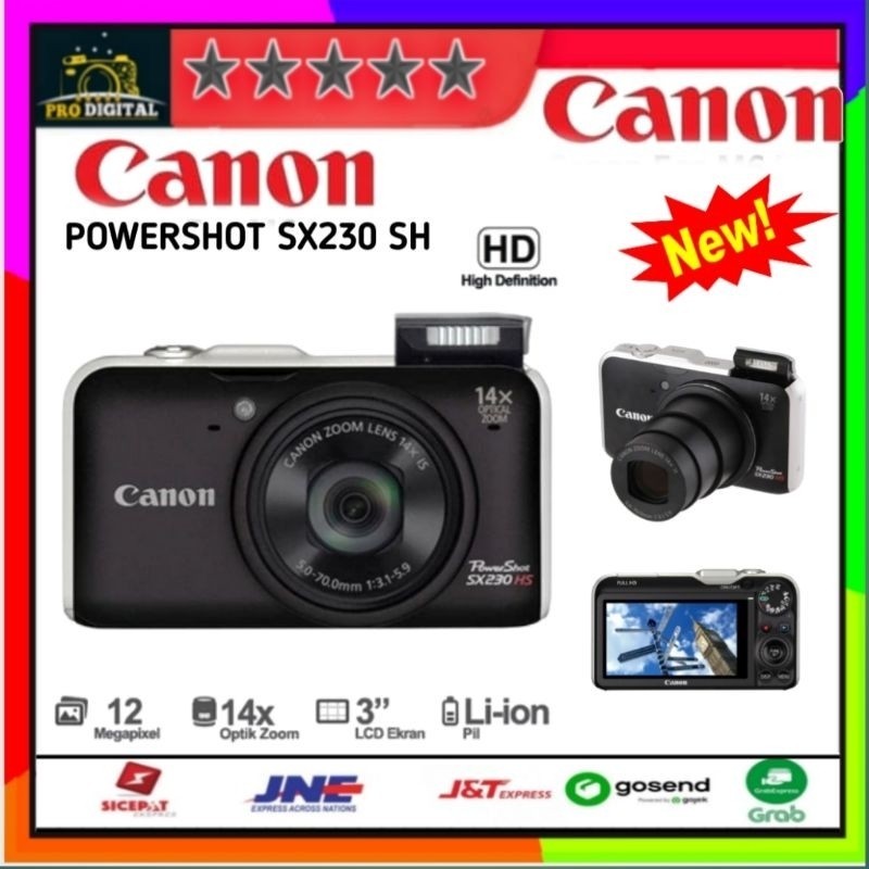 Kamera Compact Pocket Digital Canon PowerShot SX230 SH