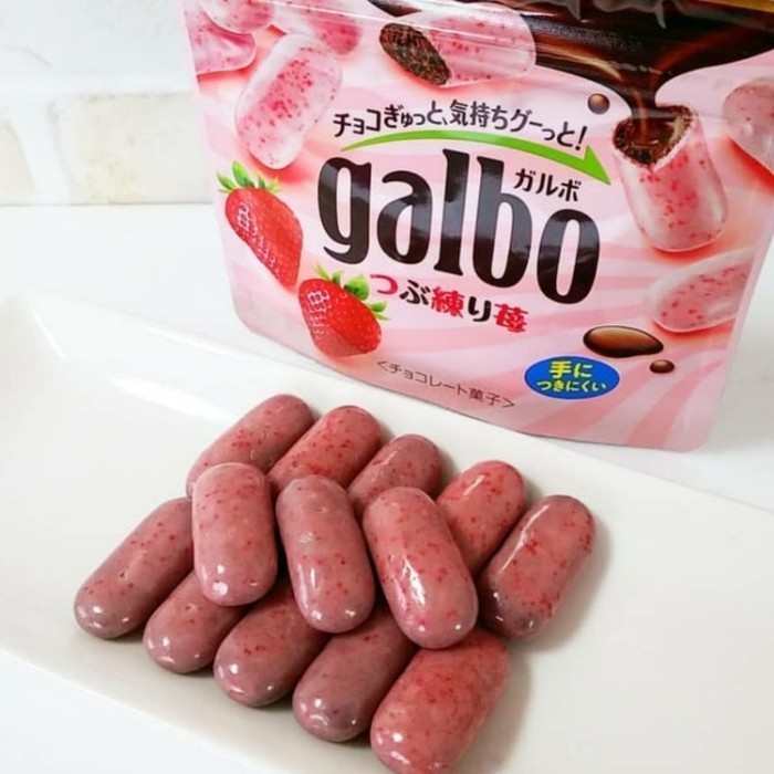 

Meiji Galbo Choco Strawberry Pulp JAPAN