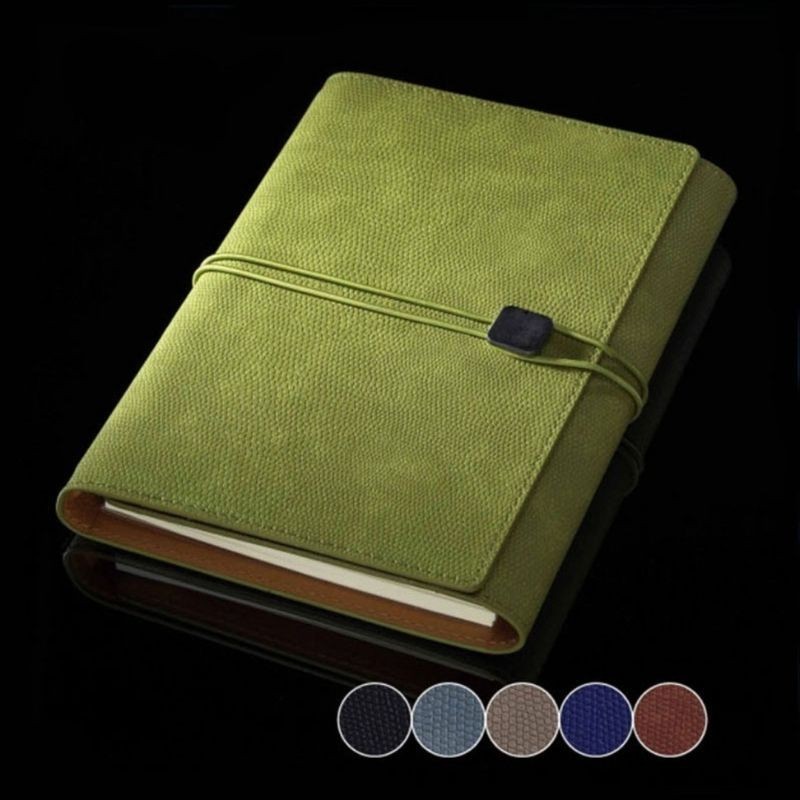 

Specialized Custom Logo PU Leather Notebook Hardcover A5 Spiral Agenda Planner Business Note Book With Pocket