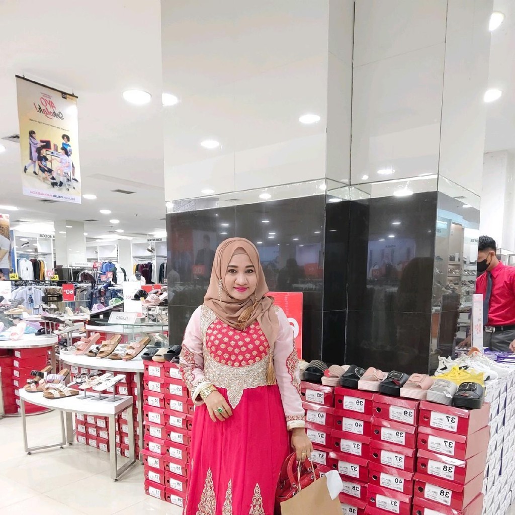 gamis Abaya Hitam mewah bordir Bunga mawar indah