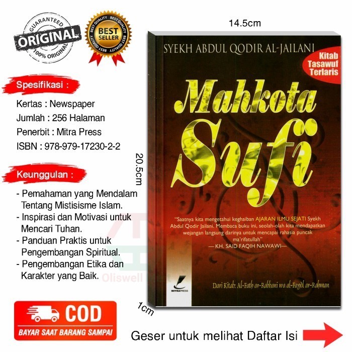 Buku Agama Islam Mahkota Sufi Dari Kitab al-Fath ar-Rabbani