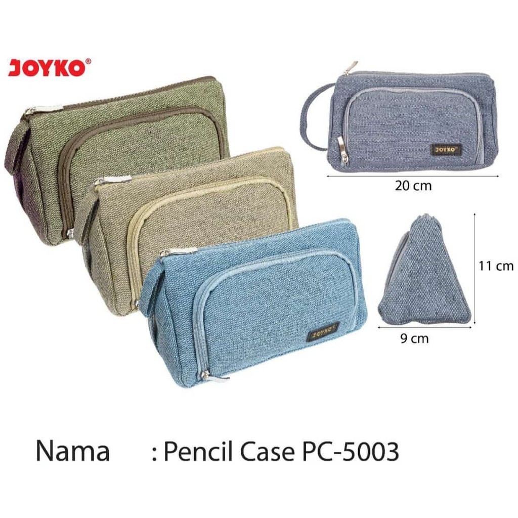 

Pencil Case Kotak Tempat Pensil Joyko Pc-5003