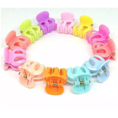 Jepitan Rambut Jedai Cakar Mini 3cm Warna - Jedai Mini Ori Lokal