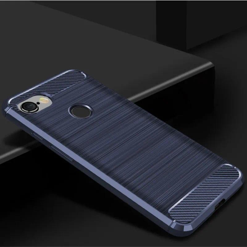 For Google Pixel 3XL pixel3 xl google pixel3xl case casing Soft Silicone Carbon Fiber Back cover