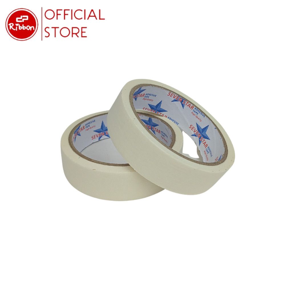 

Masking Tape 24mm 12m STAR TAPE Isolasi Kertas 24mm Selotip Murah