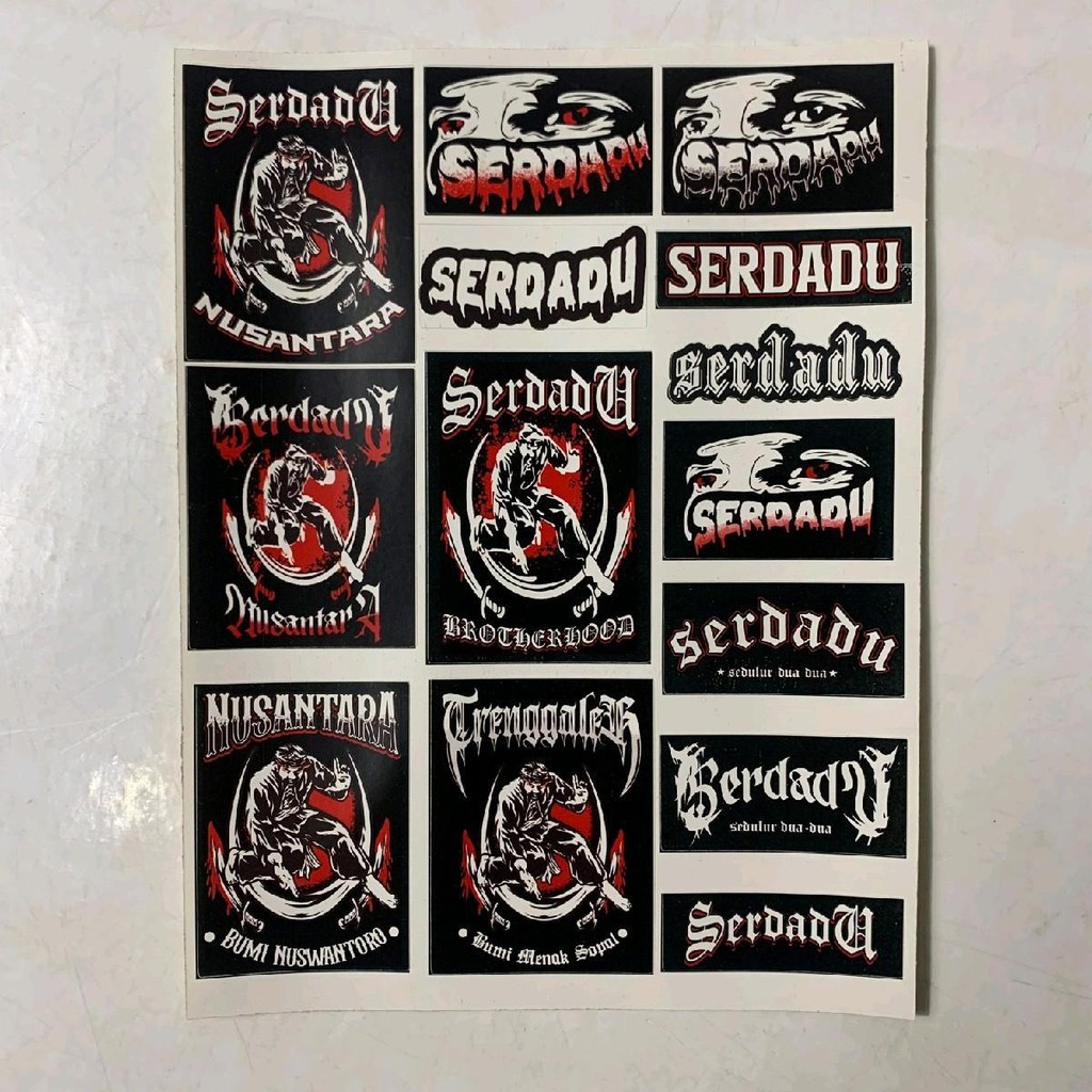 

Stiker PSHT Serdadu Isi 14 Pcs - Stiker Anti Air - Stiker Cocok Digunakan Untuk Hiasan