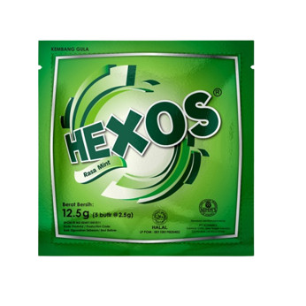 

Hexos Mint Permen Pelega Tenggorokan - Pharma Mart