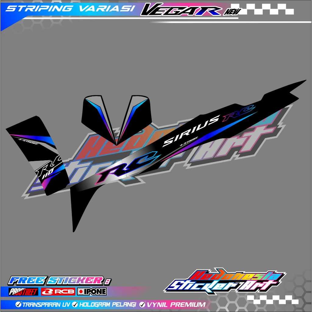 STRIPING VARIASI YAMAHA VEGA R NEW SIRIUS / STICKER LIST VARIASI MOTOR VEGA R NEW SIRIUS