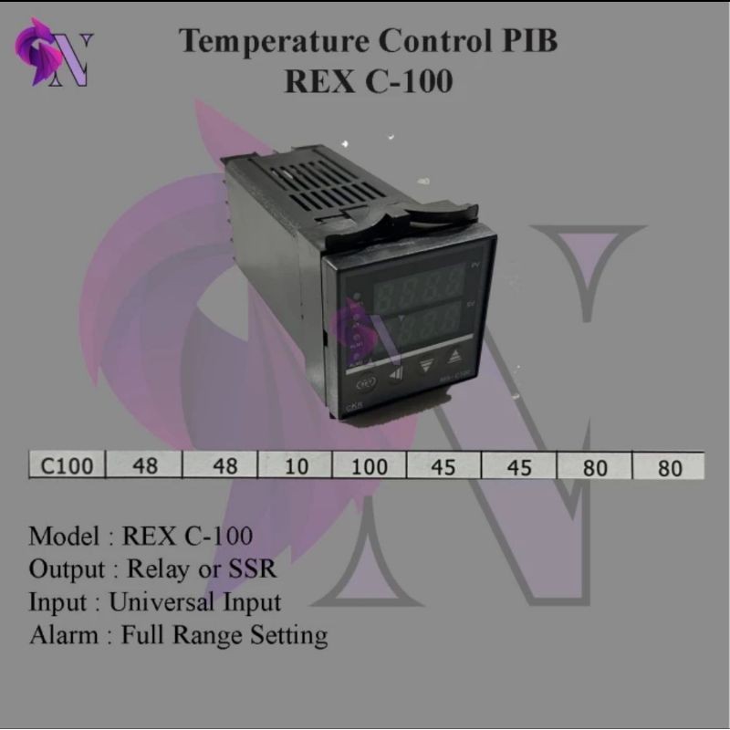 PID Rex RKG C100 Rex-C100 Output SSR 220V AC 0-400C 400C Module Modul Digital Temperature Temperatur