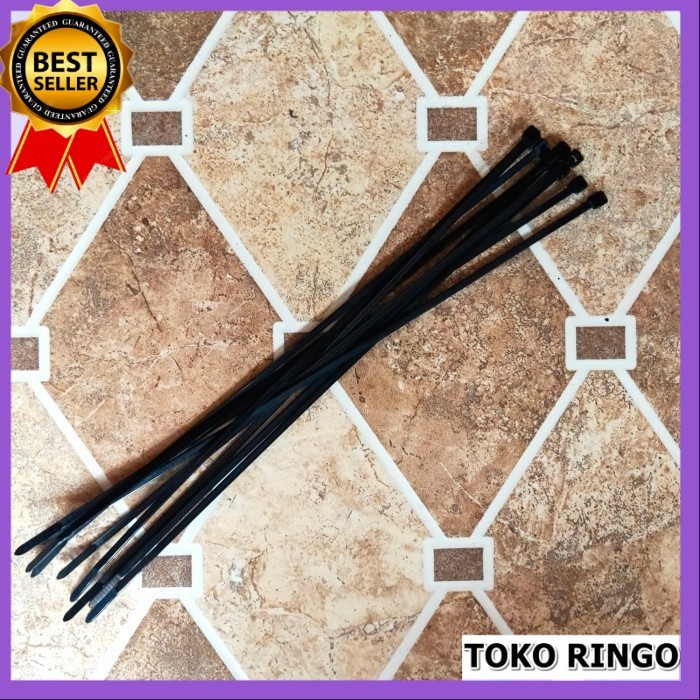 

kabel ties 30 cm tis pengikat perekat hitam eceran 3mm x 30cm