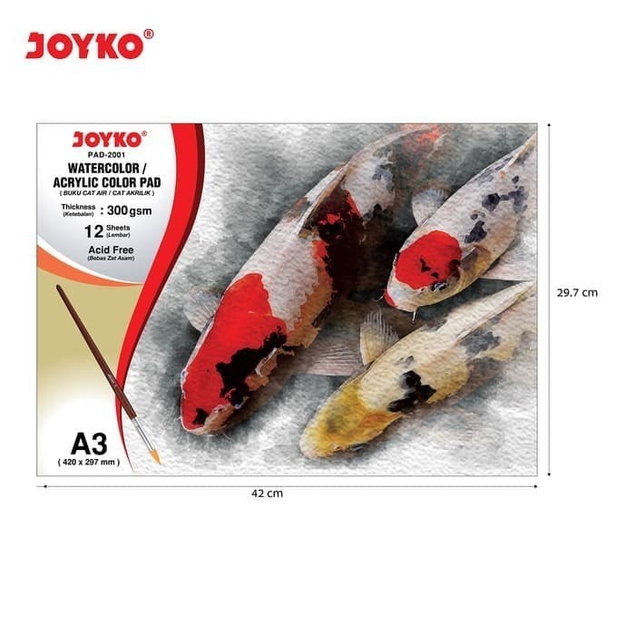 

WATERCOLOR ACRYLIC PAD-2001 SKETCH BOOK A3 621-300176