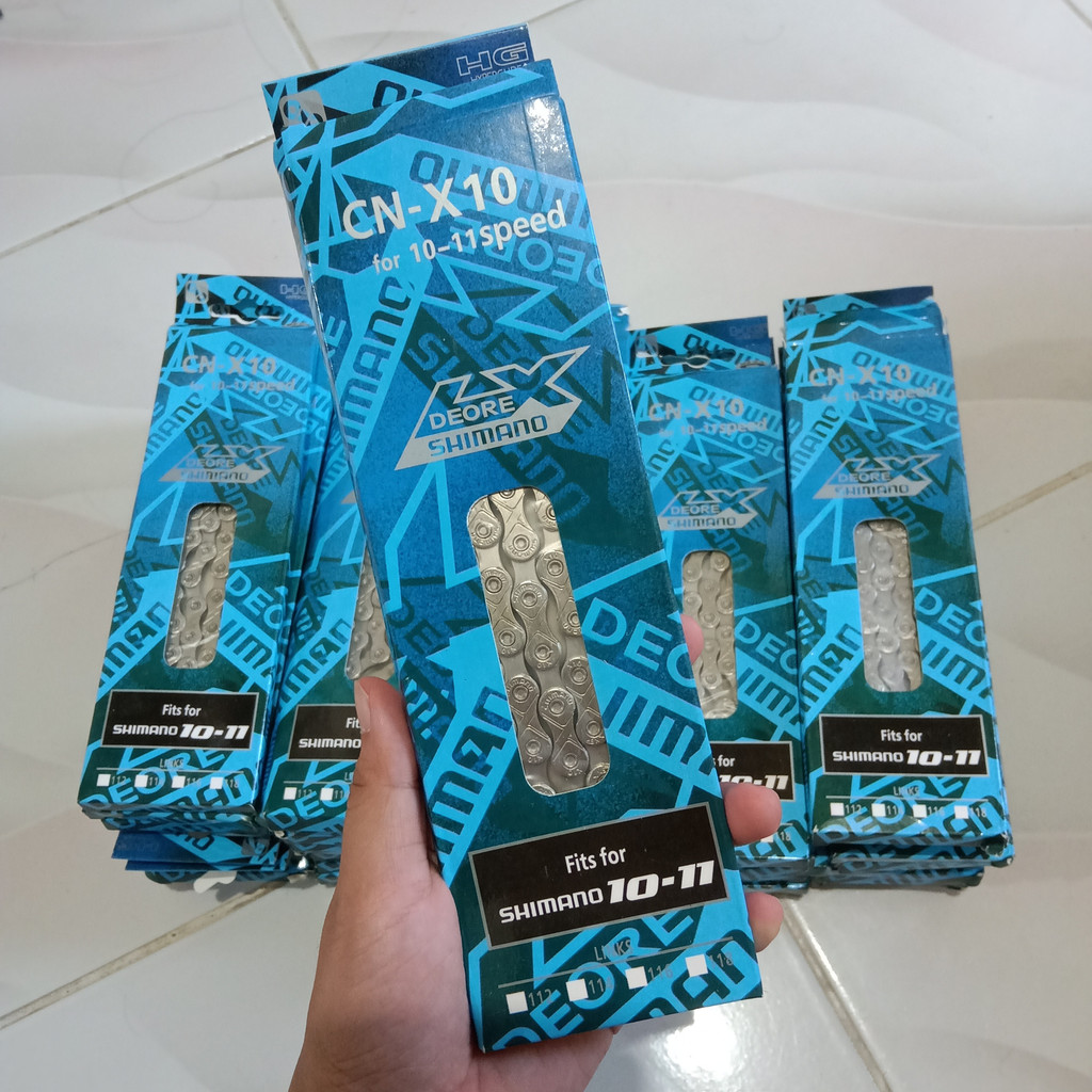 Rantai Rante sepeda oper gigi SHIMANO 9 dan 10-11 speed Original