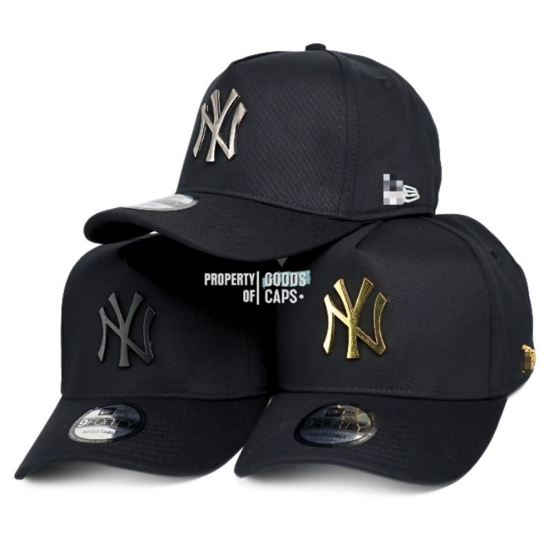 Topi Baseball NY Logo Besi