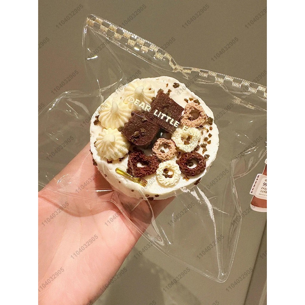 Yogurt Cake Taba Squishy Silicone 0.22KG Cocoa Oats Milk Cake Peach Cake Squeeze Toy Mochi Toy Stres