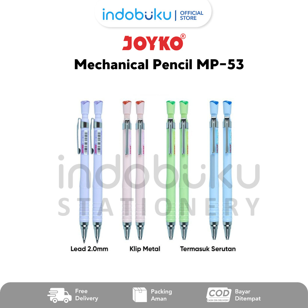 Mechanical Pencil Joyko Pensil Mekanik Joyko 2.0 mm MP-53
