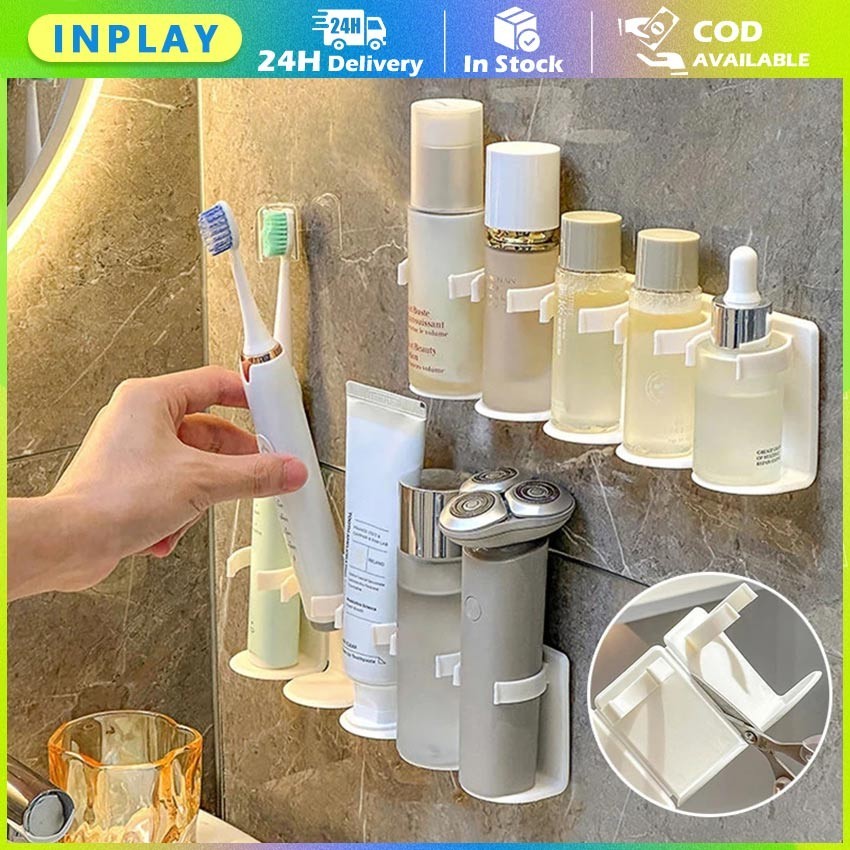 Rak Botol Serbaguna / Tempat Alat Botol Skincare / Rak Gantung Tempel dinding