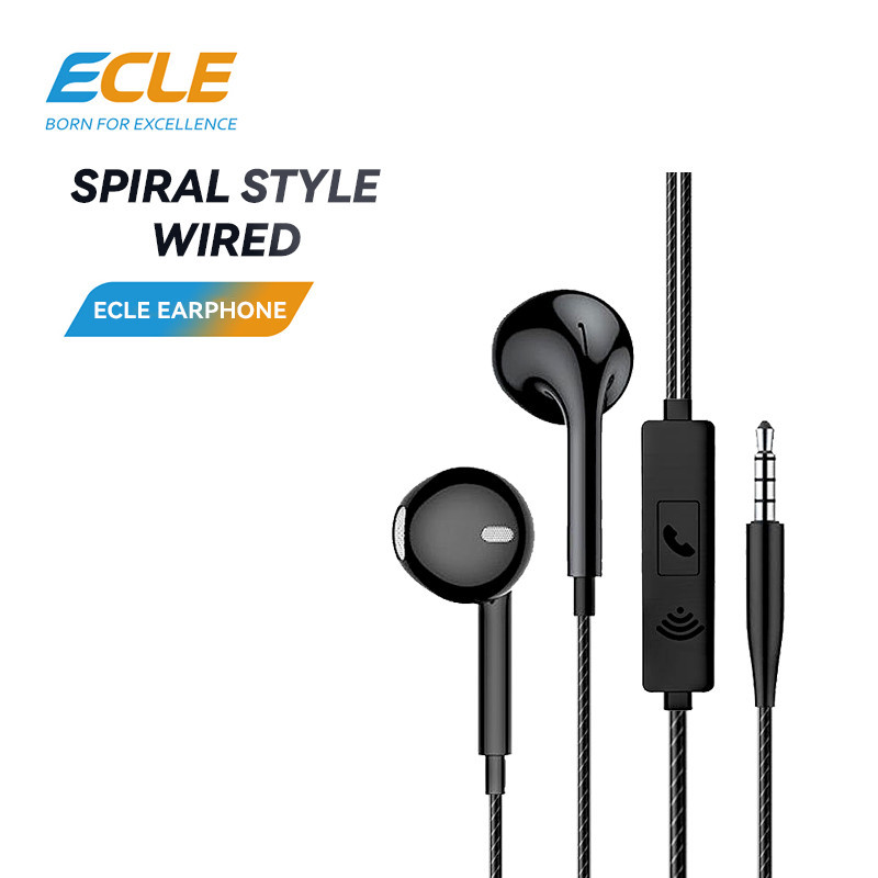 (NEW) ECLE Earphone Headset HD Microphone Super Bass 3.5mm Jack/HD microphone