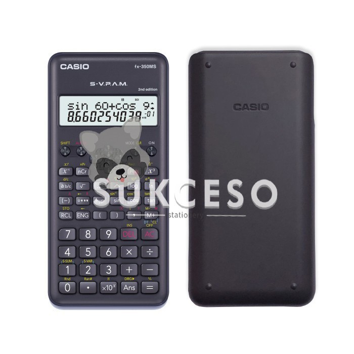 

Casio Scientific Calculator FX-350MS / Kalkulator Ilmiah Murah