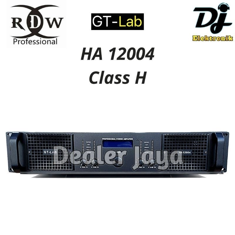Power Amplifier GT Lab RDW HA 12004 / HA12004 - 4 channel