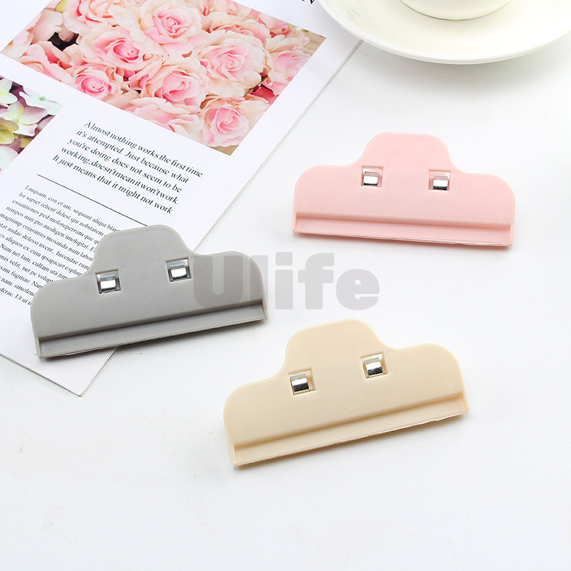 7PCS Sealer Kantong Plastik /Segel Penjepit Klip Penyegel Makanan Plastik Besar Polos/Klip Jepit Kem