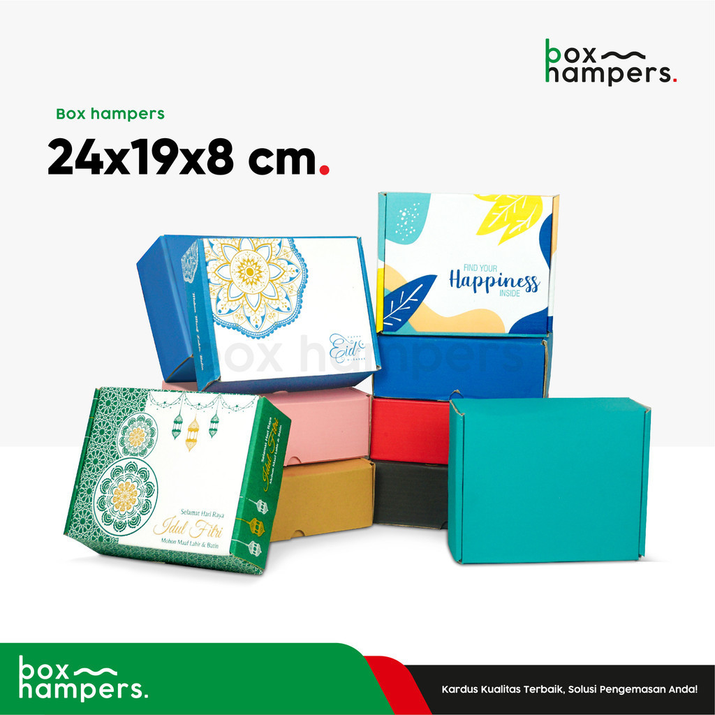 

Box 24x19x8 cm Kardus/kemasan/Hampers/box hoodie/box mukena/box hijab/idul fitri/eid mubarak/box lebaran/box parcel/tinggi8