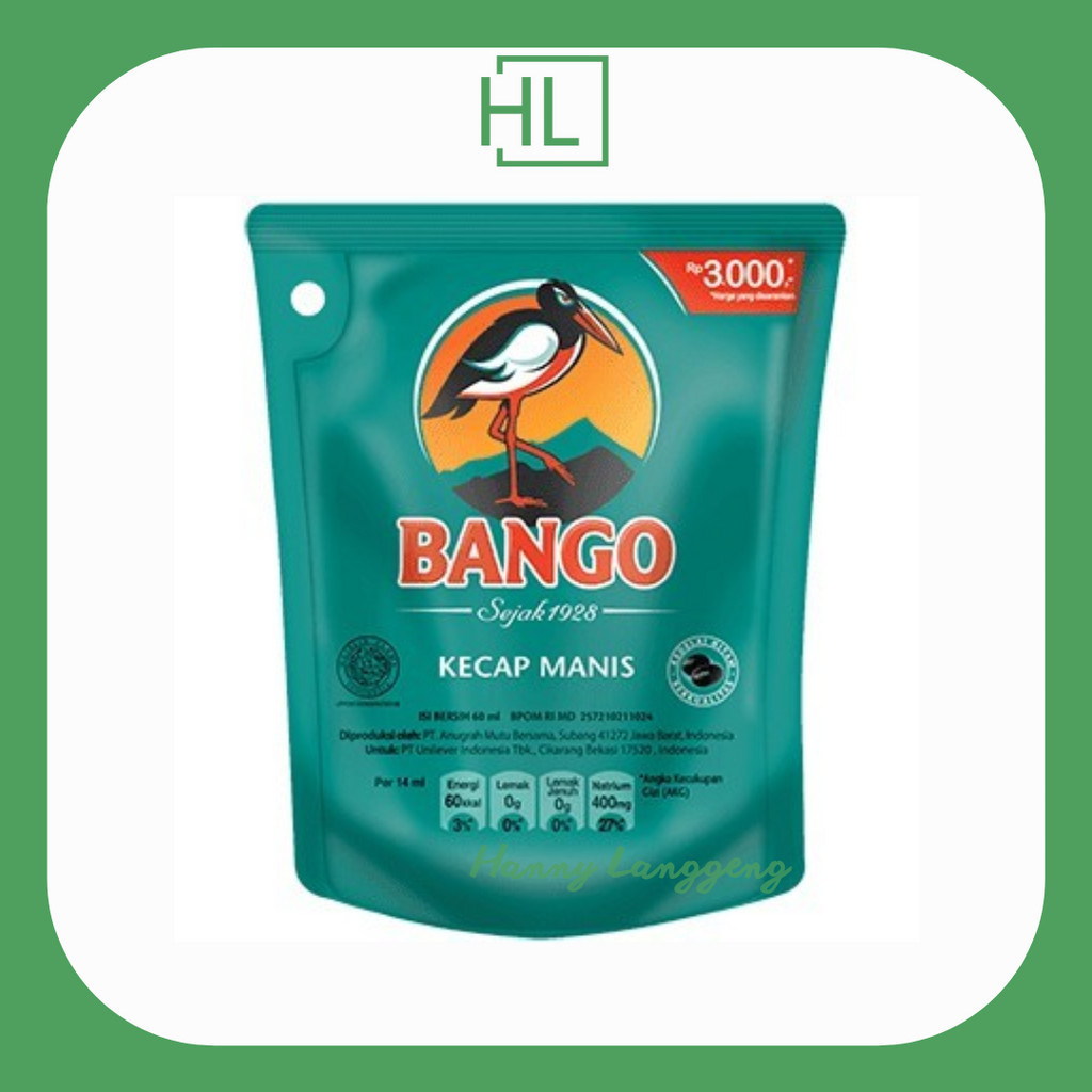 

[HL] BANGO Kecap Manis 3000 Refill @60 ML