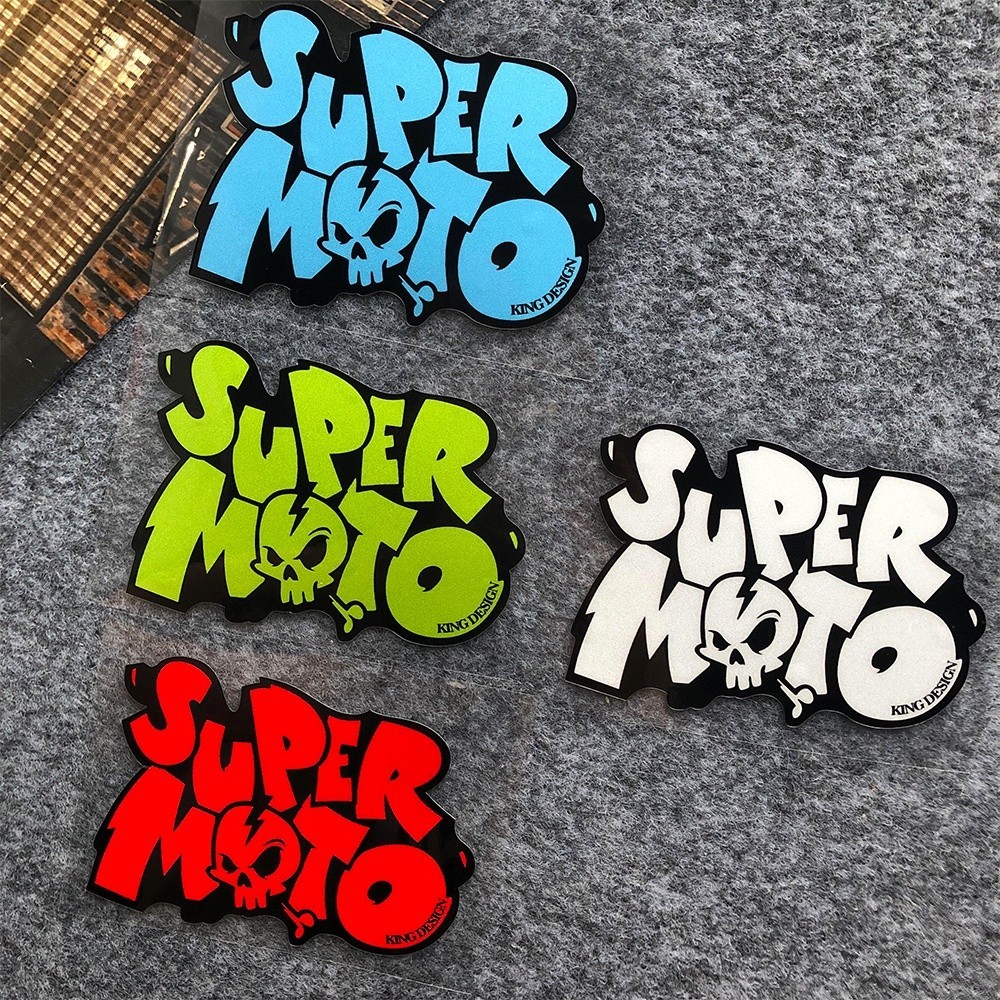 Stiker Supermoto Grafitty Bodi Stiker SuperMoto Logo Supermoto Sticker Glos Supermoto