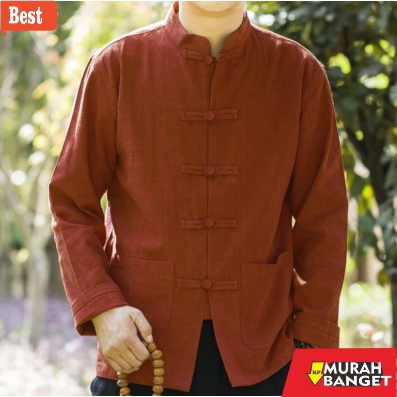 Baju muslim lengan panjang- UFC KOKO CHEONGSAM BAJU PRIA LENGAN PANJANG UPDATE MODERN TERBARU