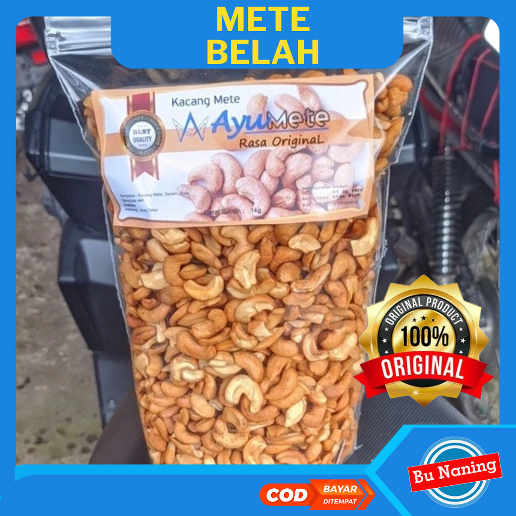 

Bu Naning KACANG Mete 1KG Premium Matang Souvenir Haji Umroh Mood Booster