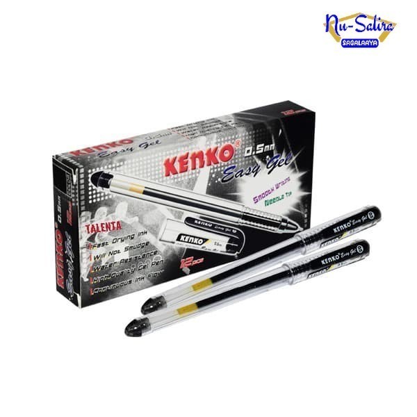 

Pen Kenko Easy Gel 0,5mm HITAM - 12 PCS (1 LUSIN) - Hitam Nu-Salira