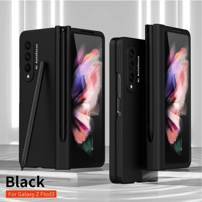 CASE HINGE S PEN HOLDER FULL PROTECT CASING SAMSUNG GALAXY Z FOLD4 5G FOLD 4 SARUNG HP