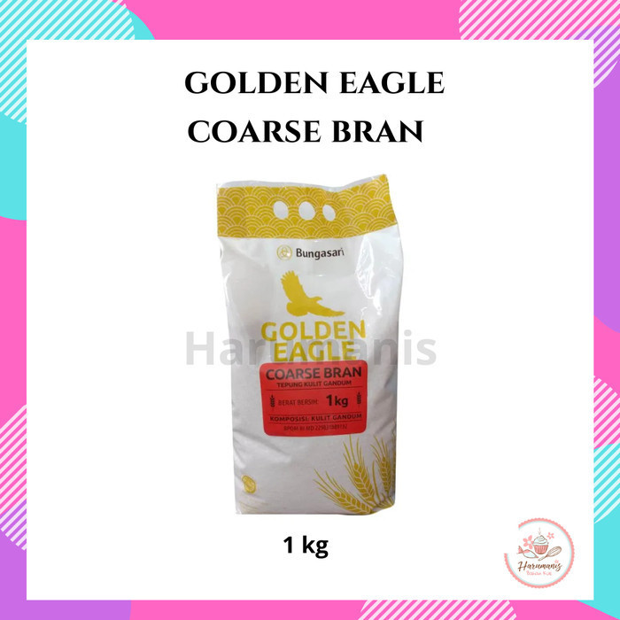 

Tepung Kulit Gandum Golden Eagle Coarse Bran 1 kg