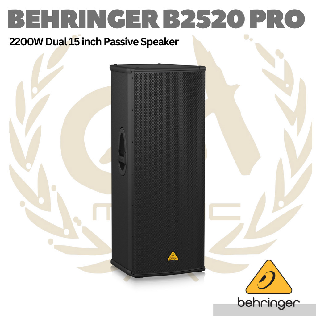 Behringer B2520 PRO 2200W Dual 15 inch Passive Speaker - Spiker Pasif