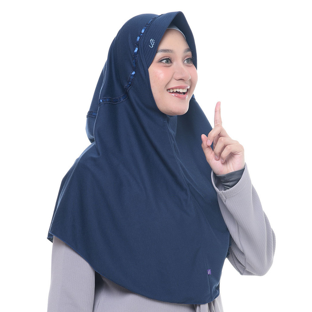 Kerudung Rabbani Ori Hemy Jilbab Skolah Polos Rabani Serut Atas Kepala