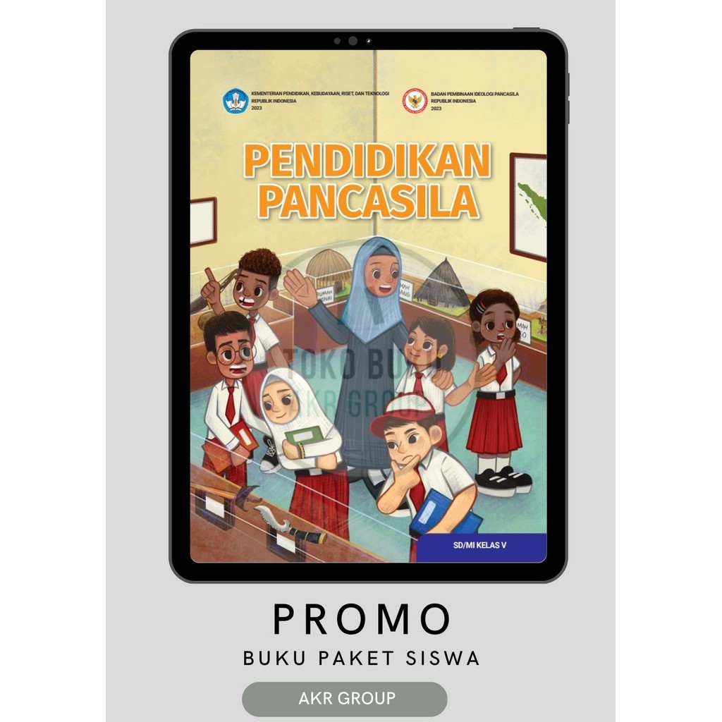 Buku Paket SiswaPPKN Kelas 5 SD  Kurikulum Merdeka TERBARU