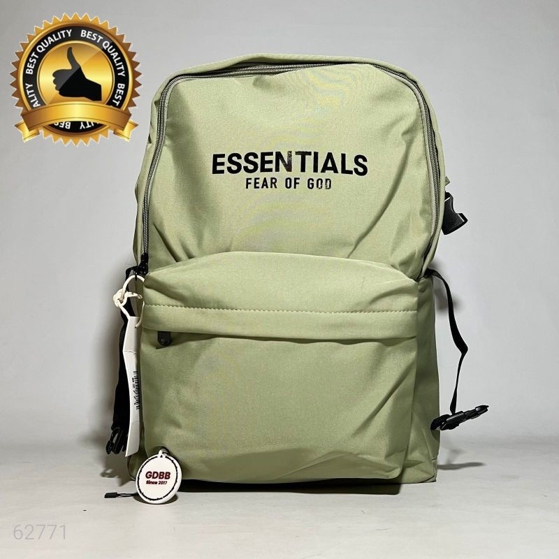 Tas Essentials Fear Of God Matcha Green FOG Backpack A5