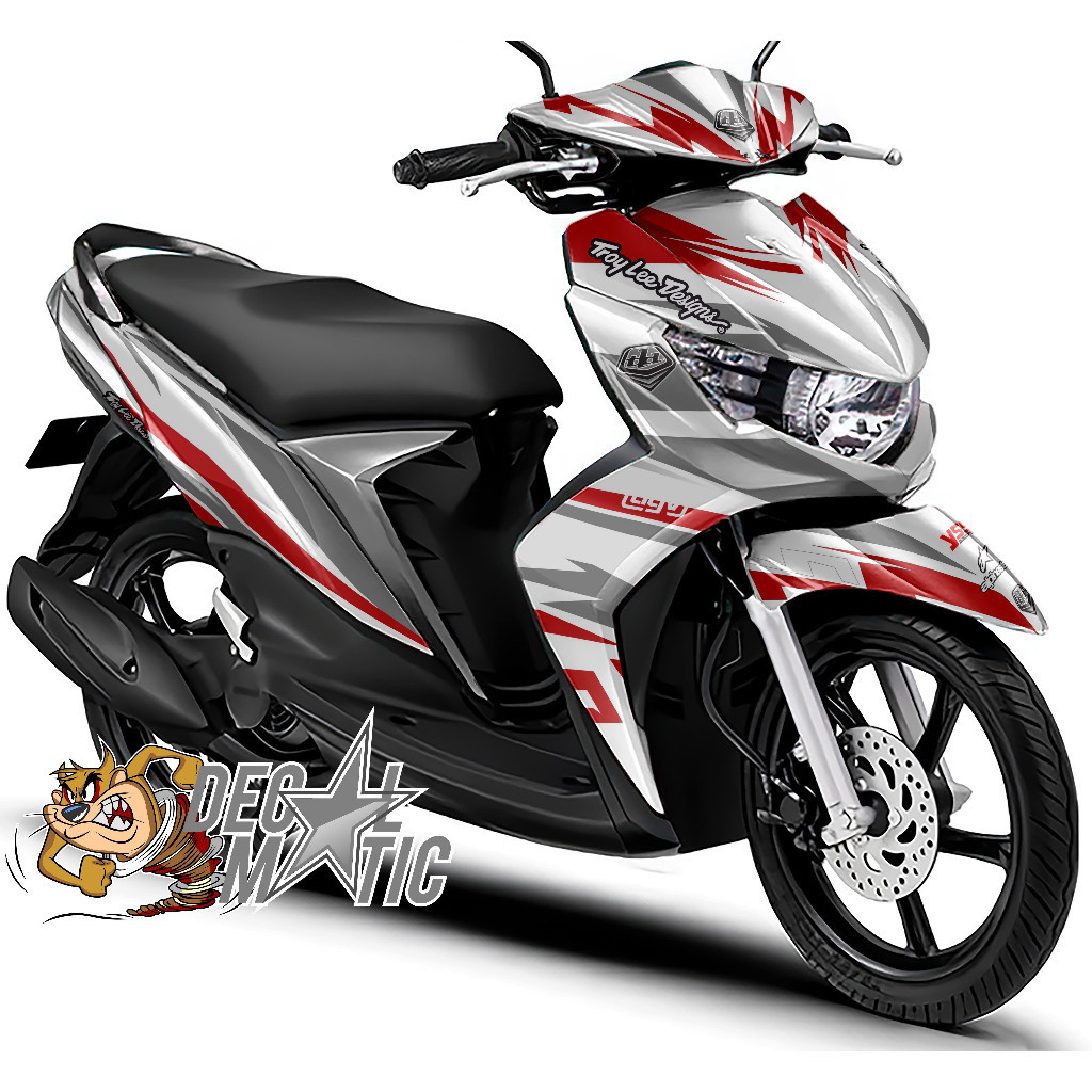 Stiker Motor Mio Soul Full Body Decal Soul GT 115 SOUL GT 125 Full Body  - Racing 2