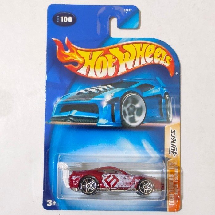 Hot Wheels Super Tsunami merah 2004 Tech Turners