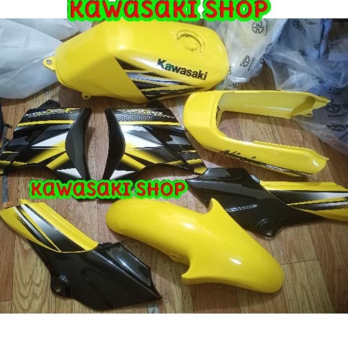 promo Cover Body Full Set Ninja Ss Kuning Kawasaki