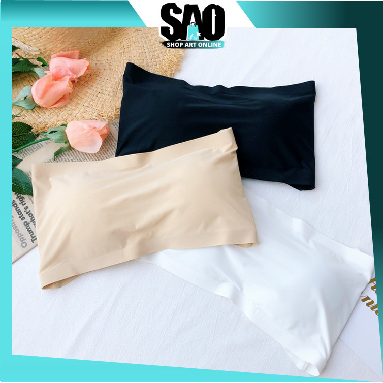 SAO - F6170 Seamless Crop Top / Kemben Seamless / Kemben Crop Wanita / Kemben Pakaian Dalam Wanita