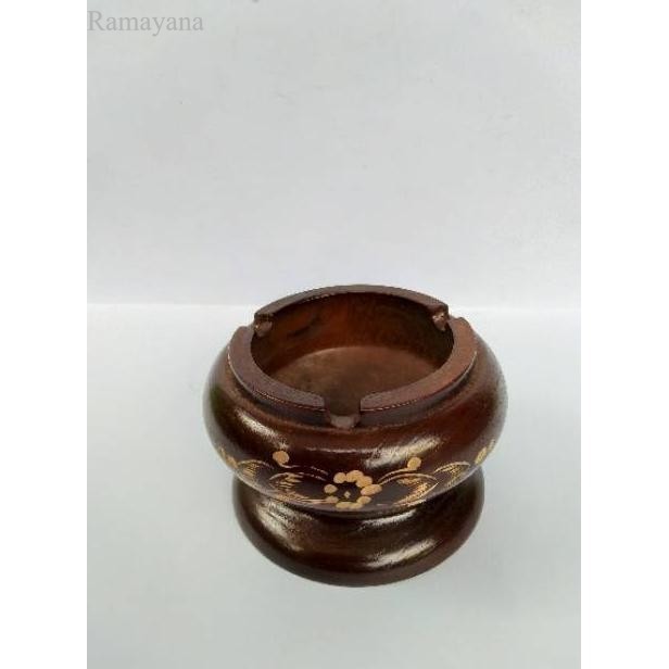 

Murah (Bisa Cod) Asbak Rokok Kayu Cukit (Ukir) Ukuran 10 X 10 Cm - Murah