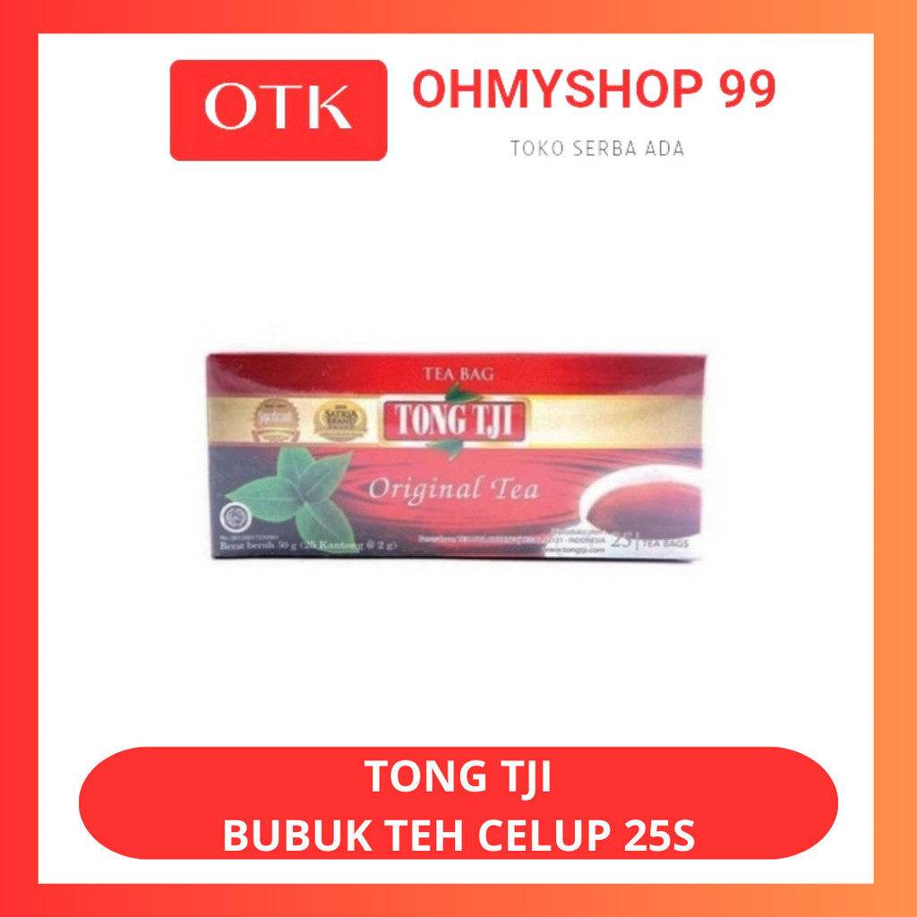 

TONG TJI Bubuk Teh Original Tea Celup 25S