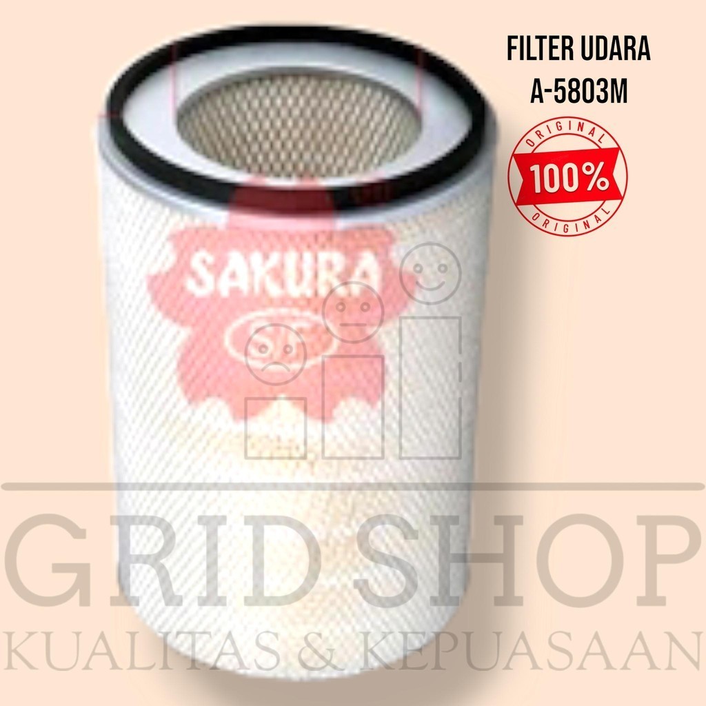 FILTER UDARA MITSUBISHI INTERCOOLER B/U 6D40 MATA KUCING (OUTER) SAKURA A-5803M Car