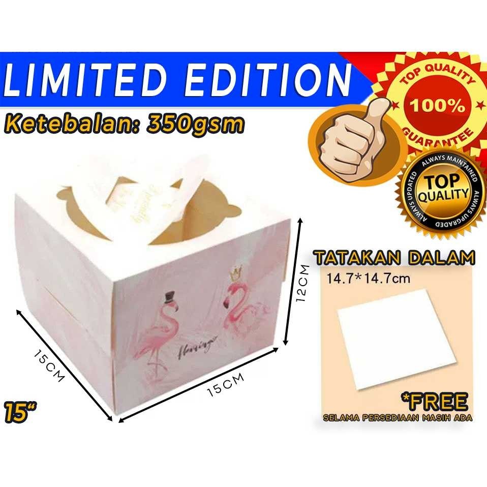 

100% Ori DUS KUE KERTAS CANTIK UKURAN 15X15X12CM - JP1501