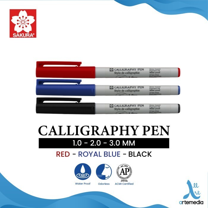 

Pulpen Huruf Arab Sakura Calligraphy Pen Pena Kaligrafi