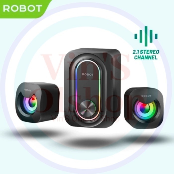 Speaker Robot RS190 / PC/ Computer Speaker Komputer Robot RS 190