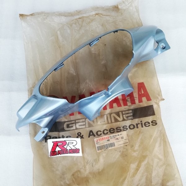 cover batok kepala pala lampu depan original ori yamaha mio sporty lama old 5TL biru muda langit tel