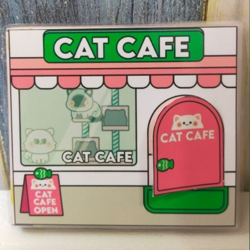 QUIET BOOK VIRAL PAPER DOLL BONEKA KERTAS CAT CAFE