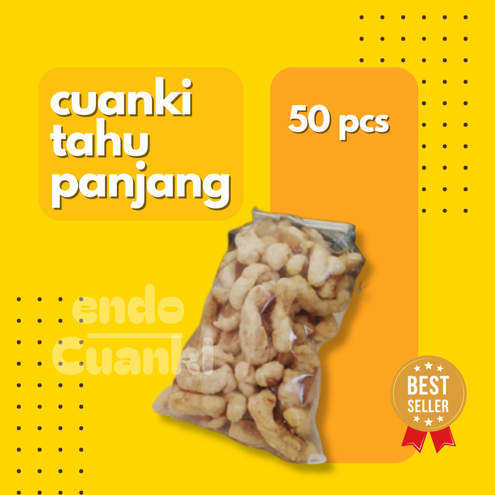 

50 Pcs CUANKI PANJANG Tahu Stik Topping Pelengkap Baso Aci, Seblak dan Cuanki