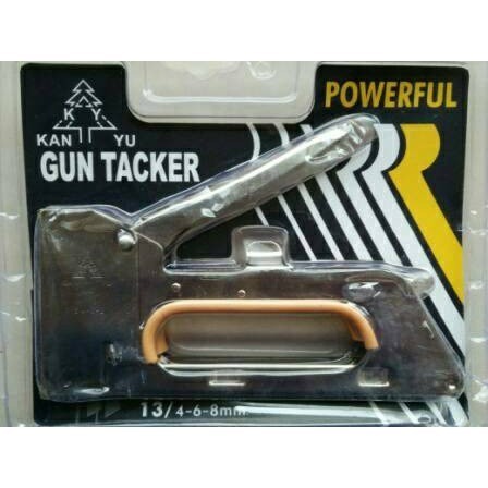 

Stapler Staples Gun Tembak serbaguna Jok Kulit Motor Gun Tacker 4-6-8mm stepler besar gede jumbo tebak seples jeglok